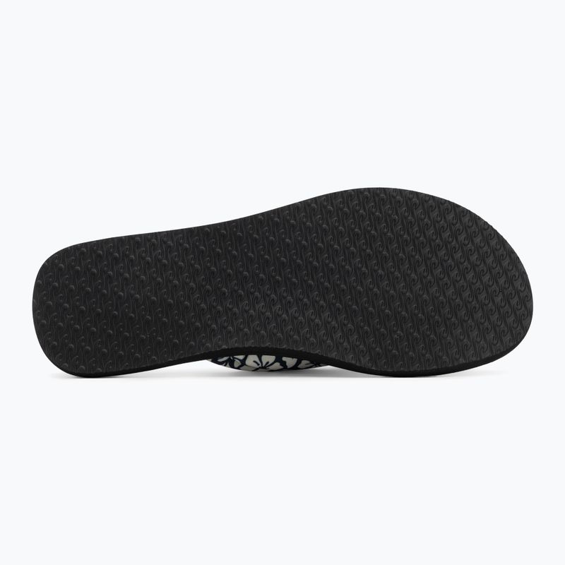 Infradito Rip Curl Freedom Plush Bloom donna nero 4