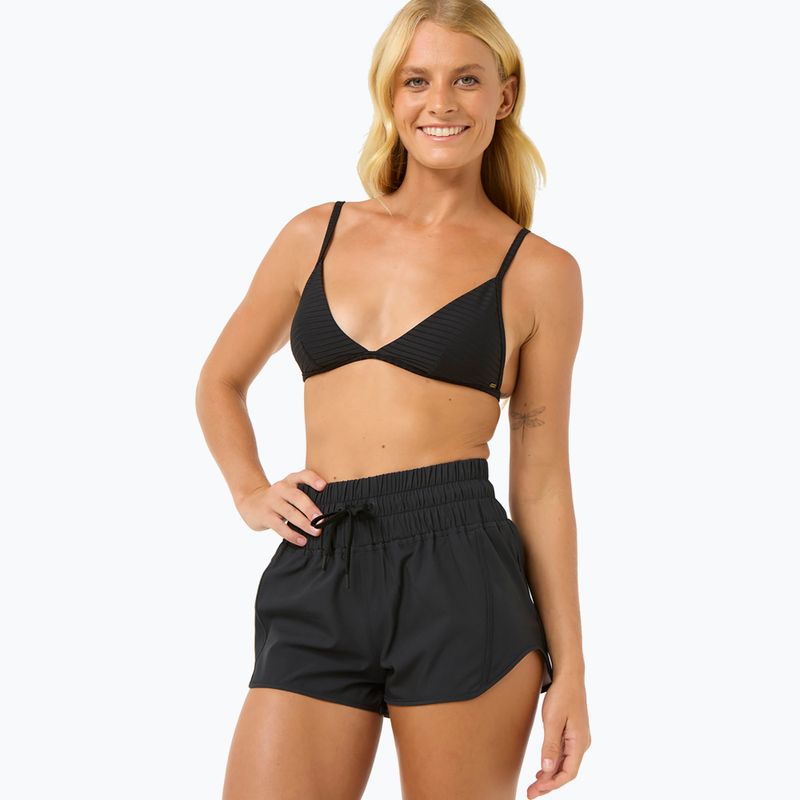 Pantaloncini da bagno Rip Curl High Waist Retro Volley 3" da donna, nero 4