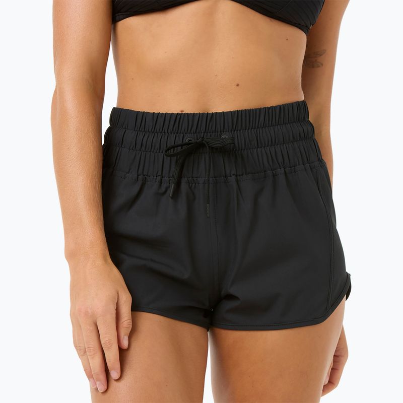 Pantaloncini da bagno Rip Curl High Waist Retro Volley 3" da donna, nero 7
