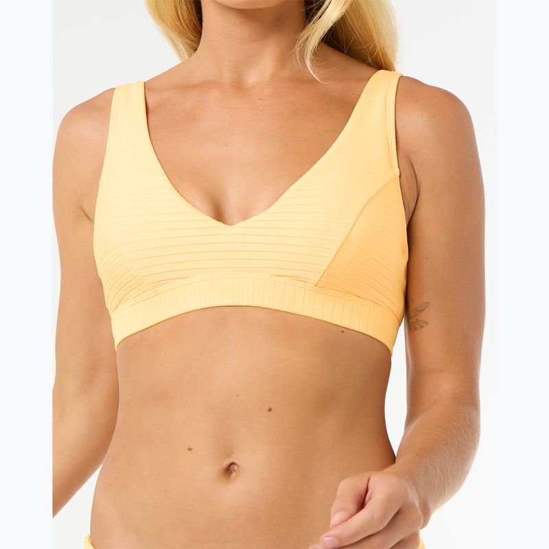 Top del costume da bagno Rip Curl Premium Surf D-Dd Deep V mango 5