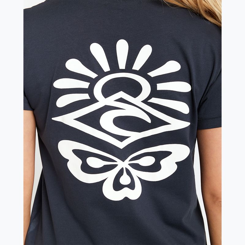 Maglietta Rip Curl Re-Entry Crew Donna, navy 3