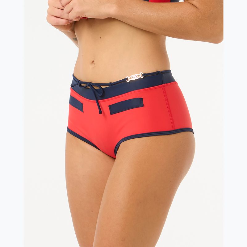 Rip Curl Noughties Low Rise Victoria Vergara slip da bagno rosso/blu scuro 4