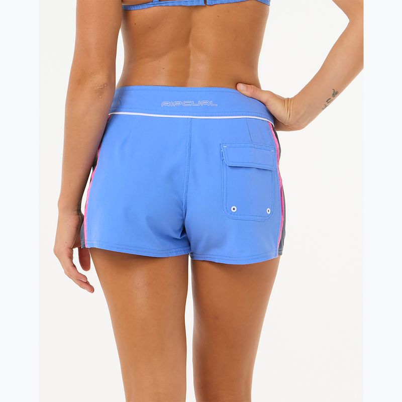 Pantaloncini da bagno Rip Curl Las Dalias Performance 3" donna, blu 3