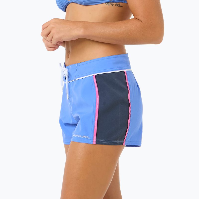 Pantaloncini da bagno Rip Curl Las Dalias Performance 3" donna, blu 6