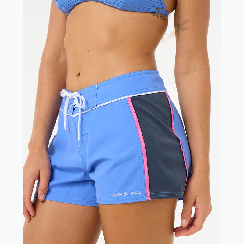 Pantaloncini da bagno Rip Curl Las Dalias Performance 3" donna, blu 7