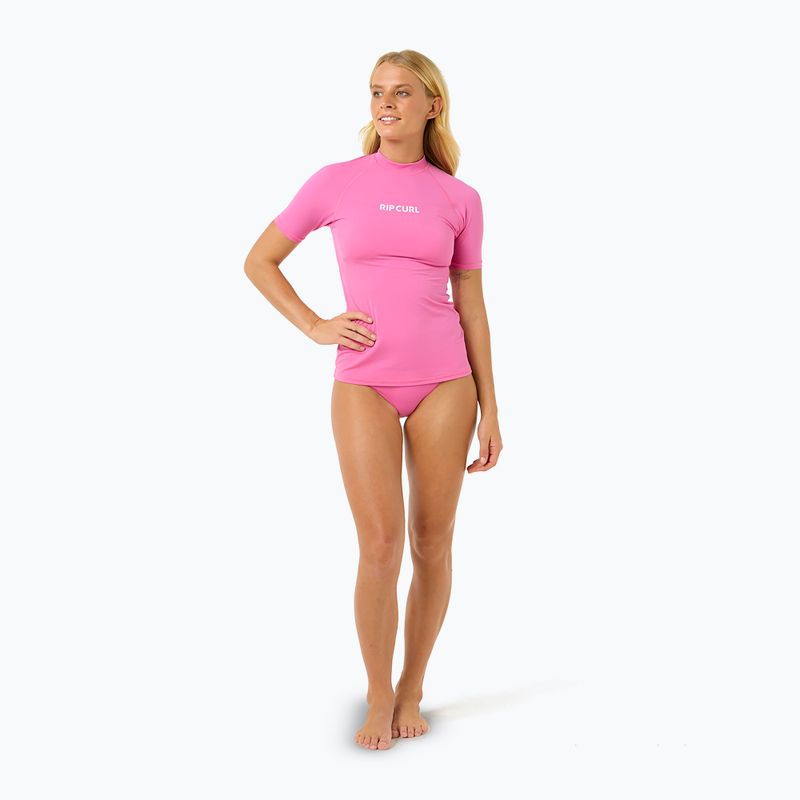 Rip Curl Classic Surf UPF Rashguard donna - Maglia da bagno rosa 2