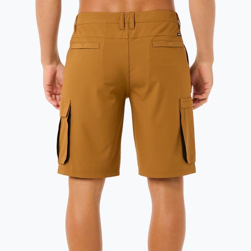 Pantaloncini Rip Curl Boardwalk Classic Surf Cargo da uomo, oro 3