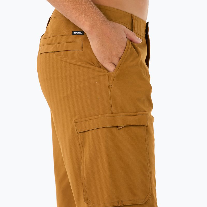 Pantaloncini Rip Curl Boardwalk Classic Surf Cargo da uomo, oro 5
