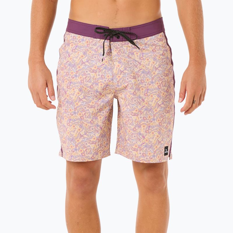 Pantaloncini da bagno Rip Curl Mirage Floral Reef smokey grape da uomo