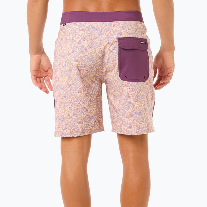 Pantaloncini da bagno Rip Curl Mirage Floral Reef smokey grape da uomo 3