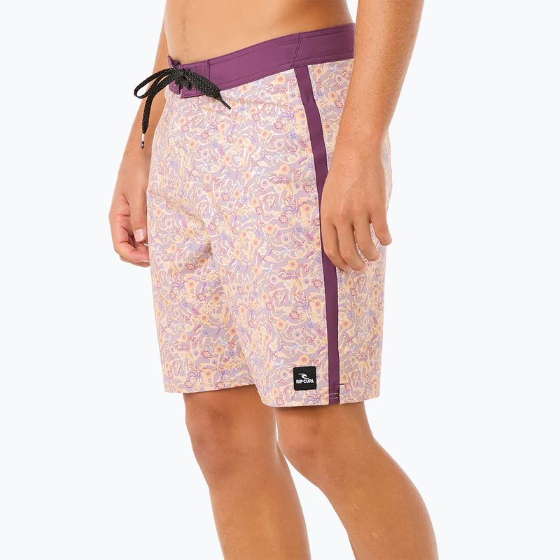 Pantaloncini da bagno Rip Curl Mirage Floral Reef smokey grape da uomo 4