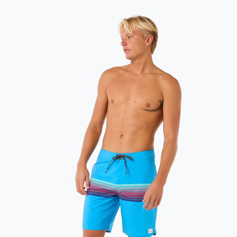 Pantaloncini da bagno Rip Curl Mirage Surf Revival da uomo in vernice blu 4