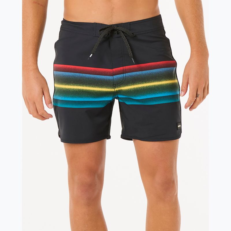 Pantaloncini da bagno Rip Curl Mirage Retro Mumma da uomo, nero 5