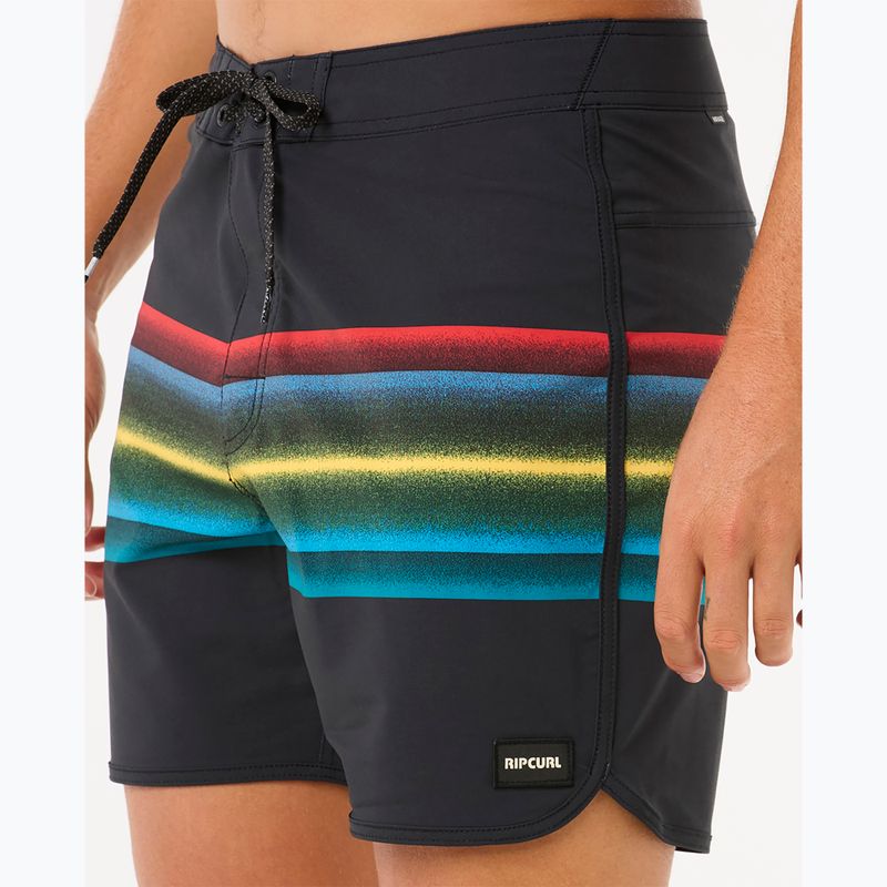 Pantaloncini da bagno Rip Curl Mirage Retro Mumma da uomo, nero 7