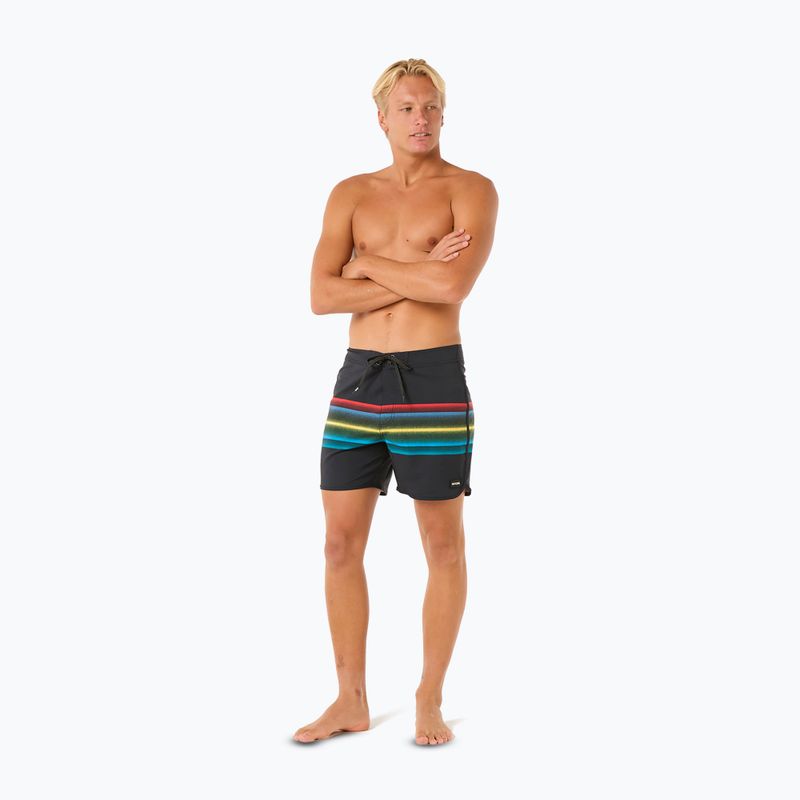 Pantaloncini da bagno Rip Curl Mirage Retro Mumma da uomo, nero 2