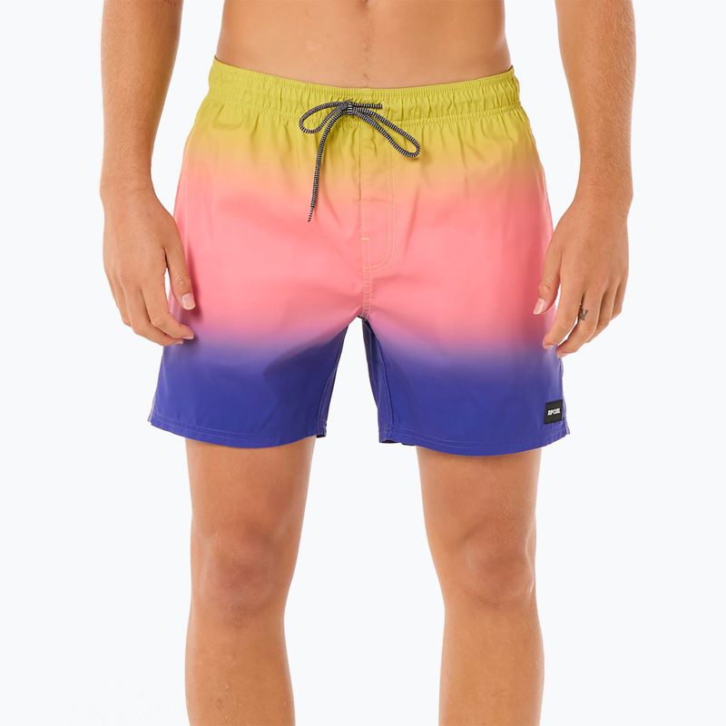 Pantaloncini da bagno Rip Curl Laze Fade Volley da uomo wild berry 5