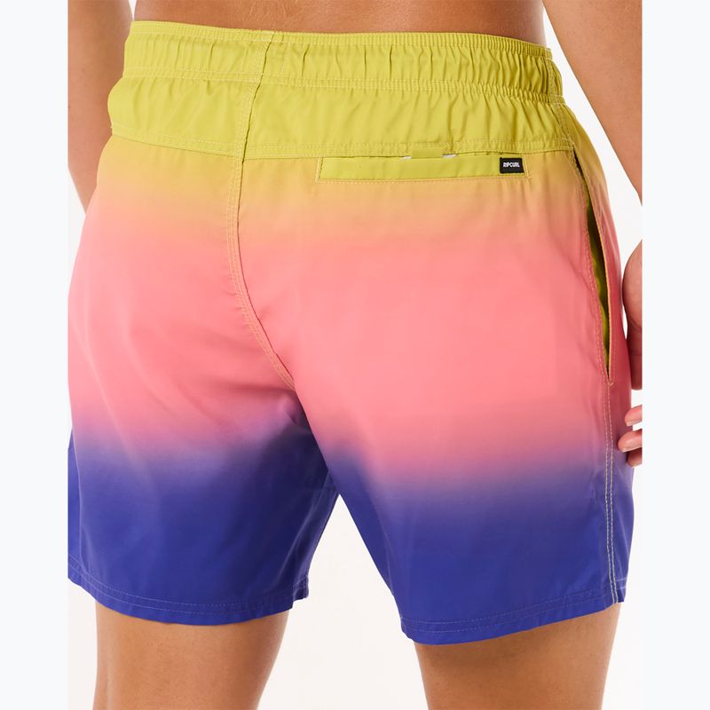 Pantaloncini da bagno Rip Curl Laze Fade Volley da uomo wild berry 7