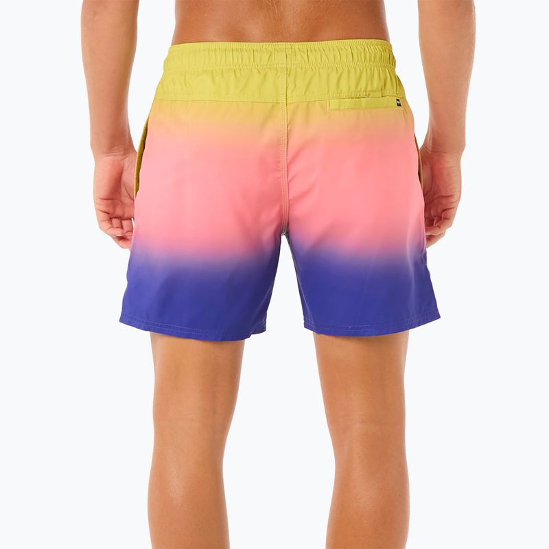 Pantaloncini da bagno Rip Curl Laze Fade Volley da uomo wild berry 3