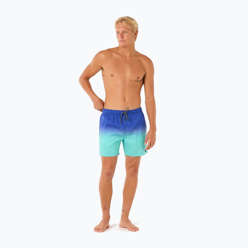 Pantaloncini da bagno Rip Curl Laze Fade Volley electric cobalt da uomo 2