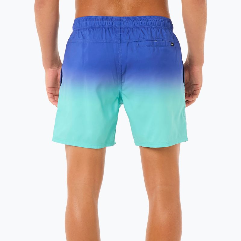 Pantaloncini da bagno Rip Curl Laze Fade Volley electric cobalt da uomo 3