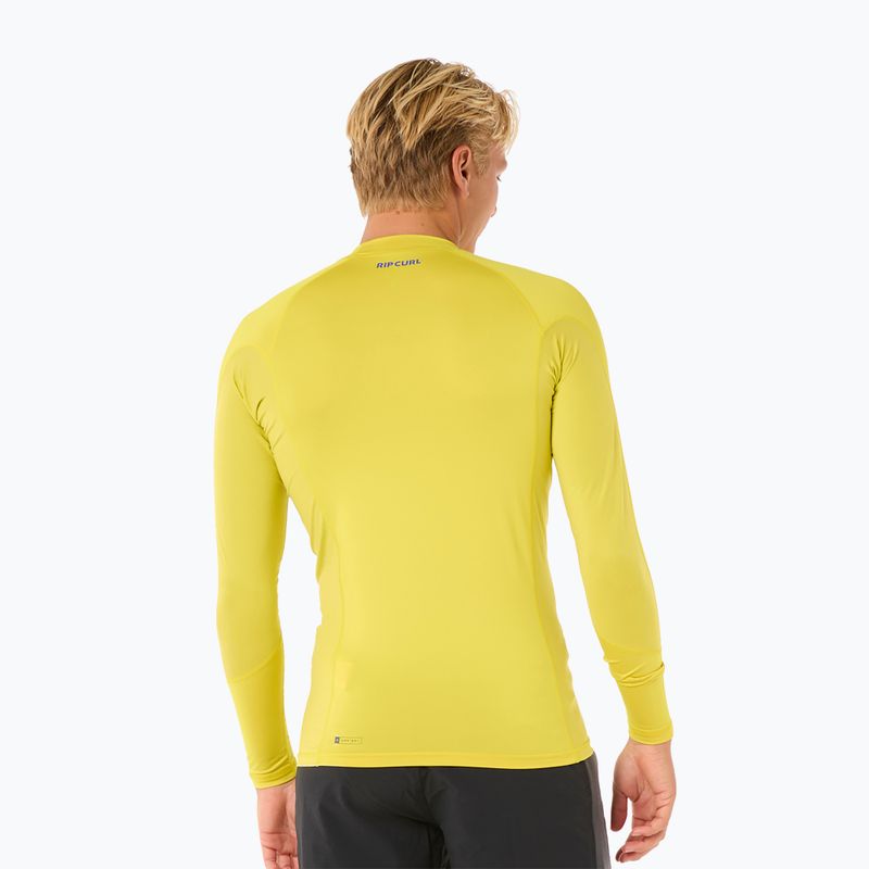 Rip Curl Waves UPF Performance Uomo manica lunga da nuoto in zolfo 3