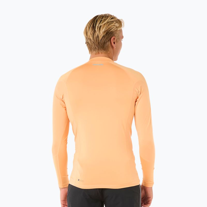 Maniche lunghe da uomo Rip Curl Waves UPF Performance mandarin zest swimming 3