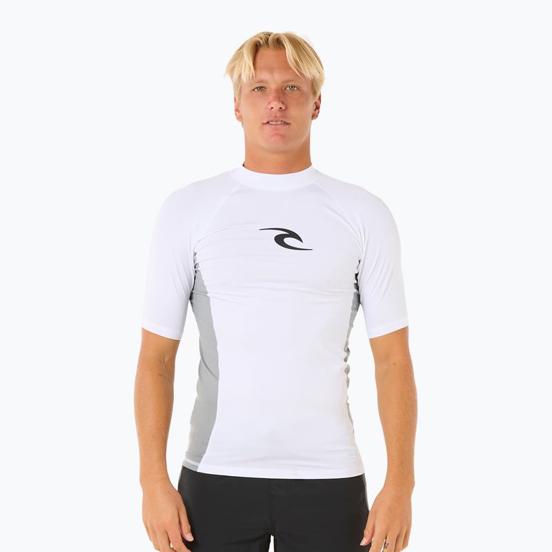 Camicia da bagno Rip Curl Waves UPF Performance da uomo, bianco