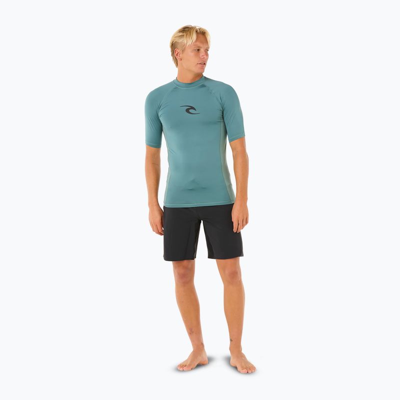 Rip Curl Waves UPF Performance maglia da bagno da uomo bluestone 2