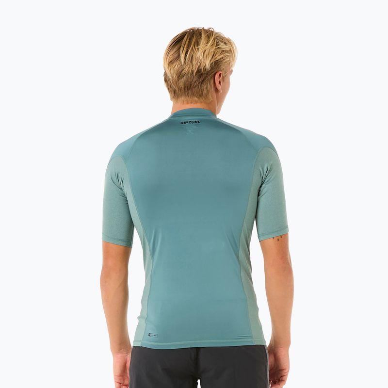 Rip Curl Waves UPF Performance maglia da bagno da uomo bluestone 3