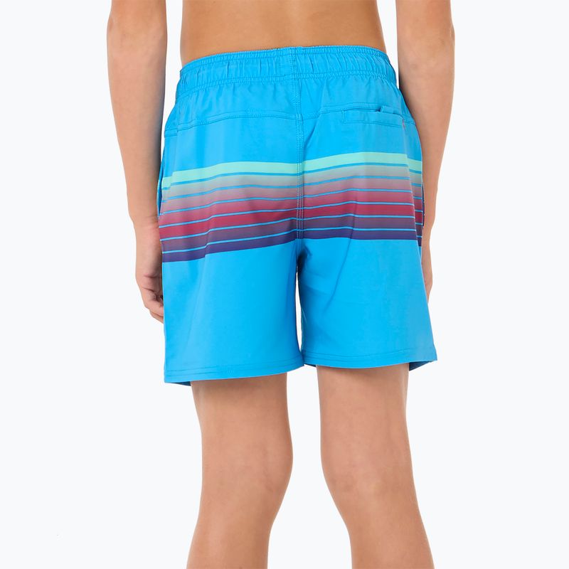 Pantaloncini da bagno Rip Curl Surf Revival Volley in vernice blu per bambini 3