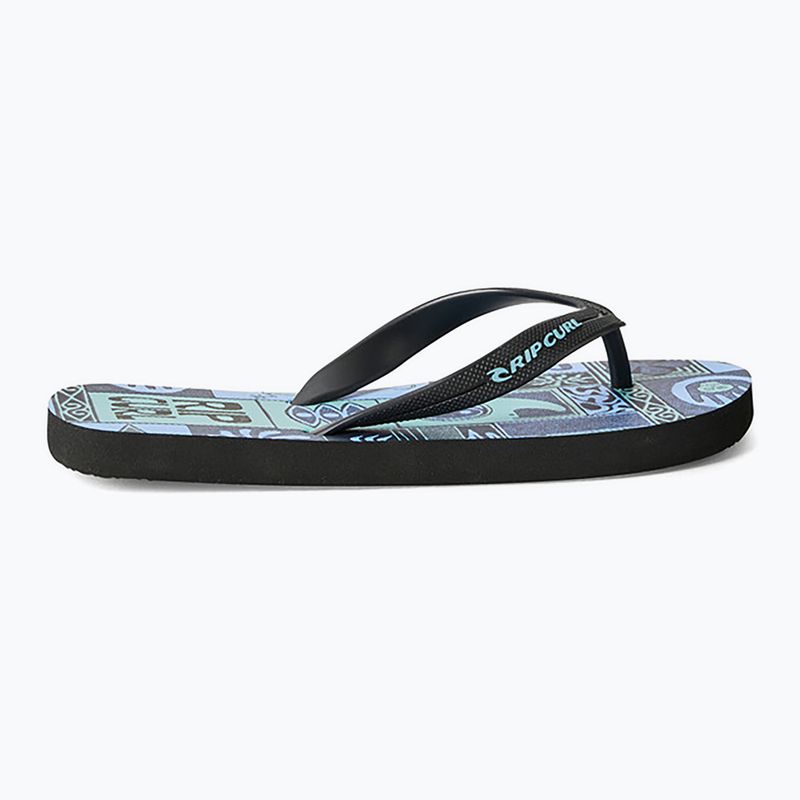 Infradito Rip Curl Grom Energy Bloom per bambini nero/blu