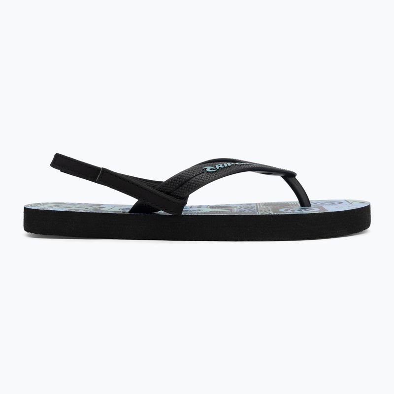 Infradito Rip Curl Grom Energy Bloom per bambini nero/blu 2