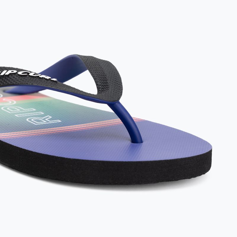 Infradito Rip Curl Breakers Bloom da uomo, blu ghiaccio 7