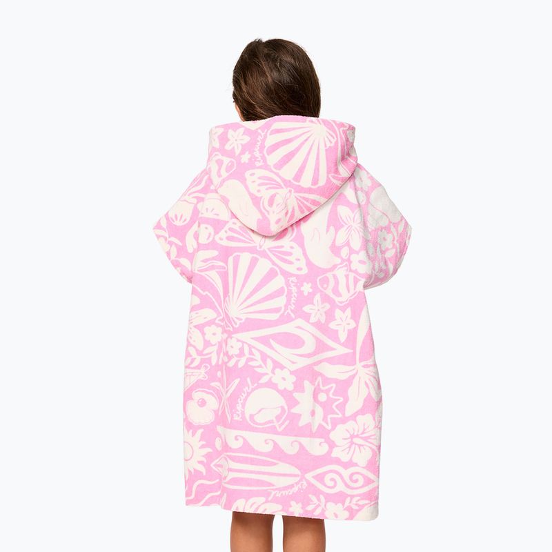 Poncho da donna Rip Curl Mixed Snap Cotton Hooded pink 2
