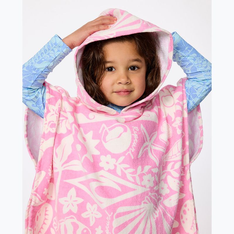 Poncho da donna Rip Curl Mixed Snap Cotton Hooded pink 4