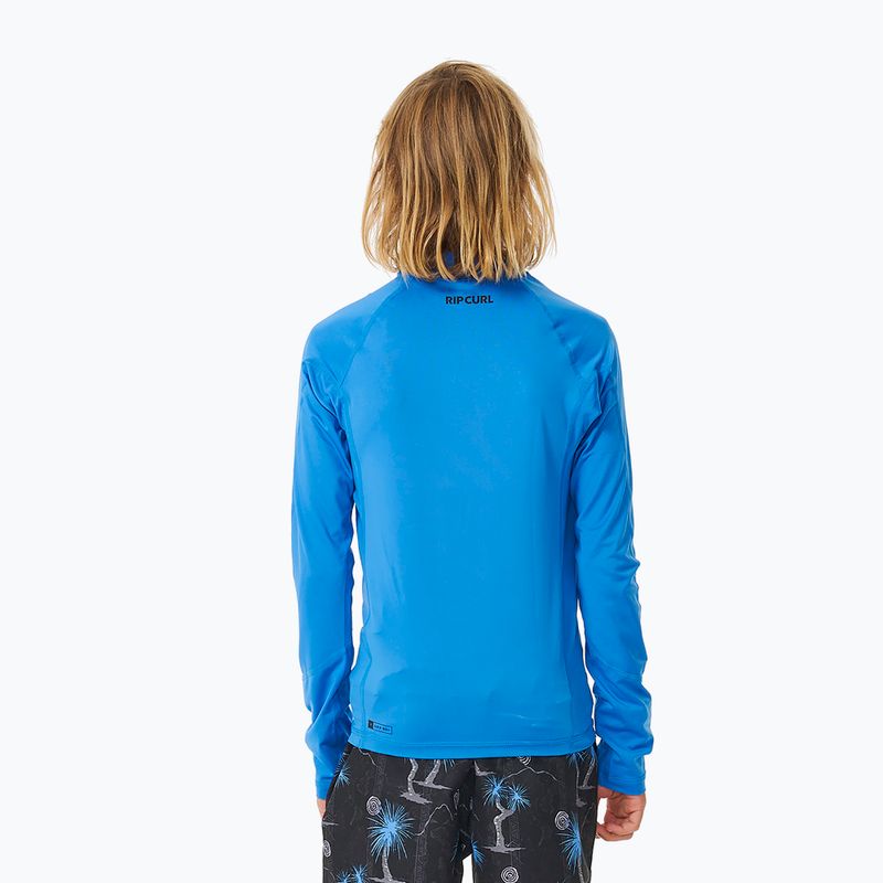 Maglia a maniche lunghe da nuoto per bambini Rip Curl Waves Upf blue gum 3