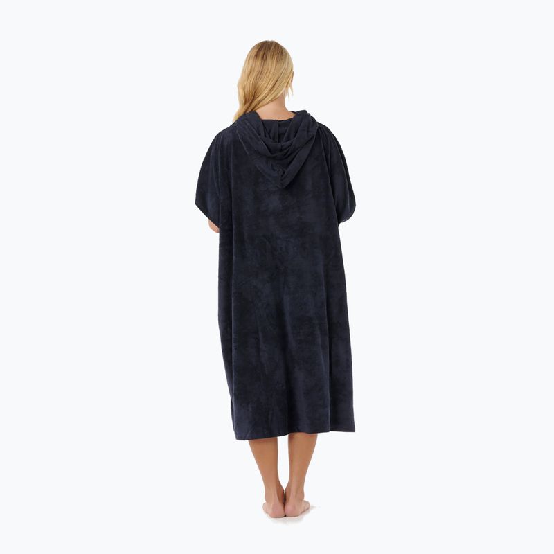 Poncho da donna Rip Curl Classic Surf Hooded black/off white 2