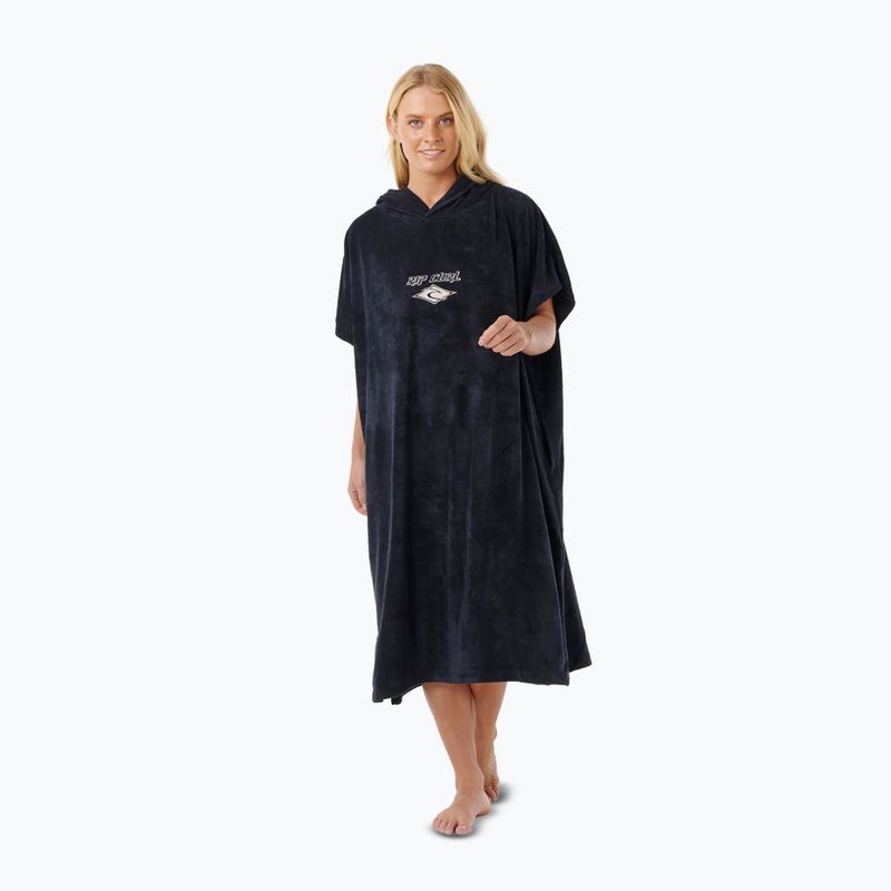 Poncho da donna Rip Curl Classic Surf Hooded black/off white 4