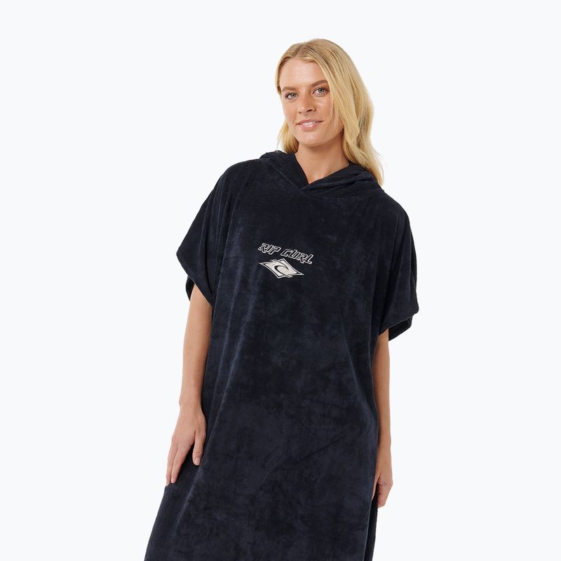 Poncho da donna Rip Curl Classic Surf Hooded black/off white 5
