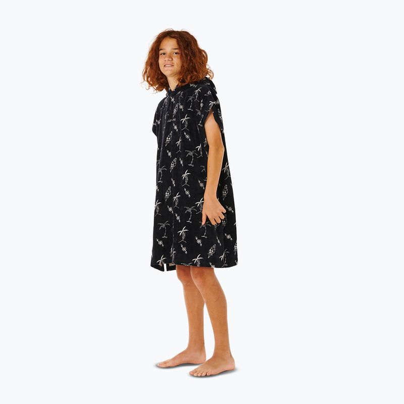 Poncho per bambini Rip Curl Mixed Hooded Towel black 3