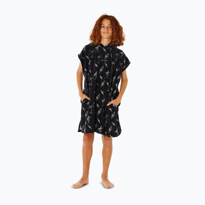 Poncho per bambini Rip Curl Mixed Hooded Towel black 4