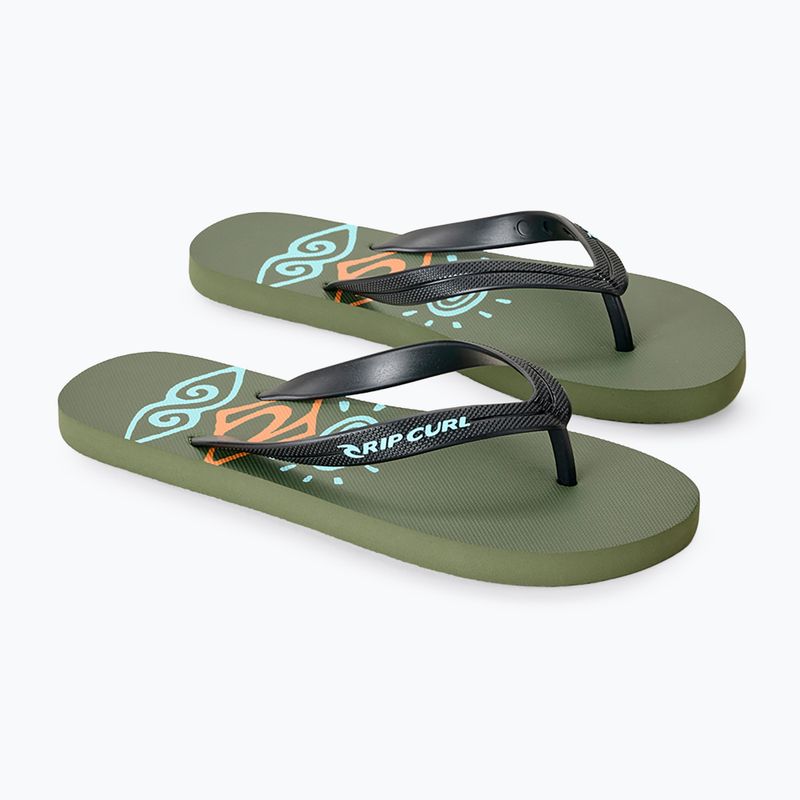 Infradito per bambini Rip Curl Sessions Bloom Open Toe olive 2