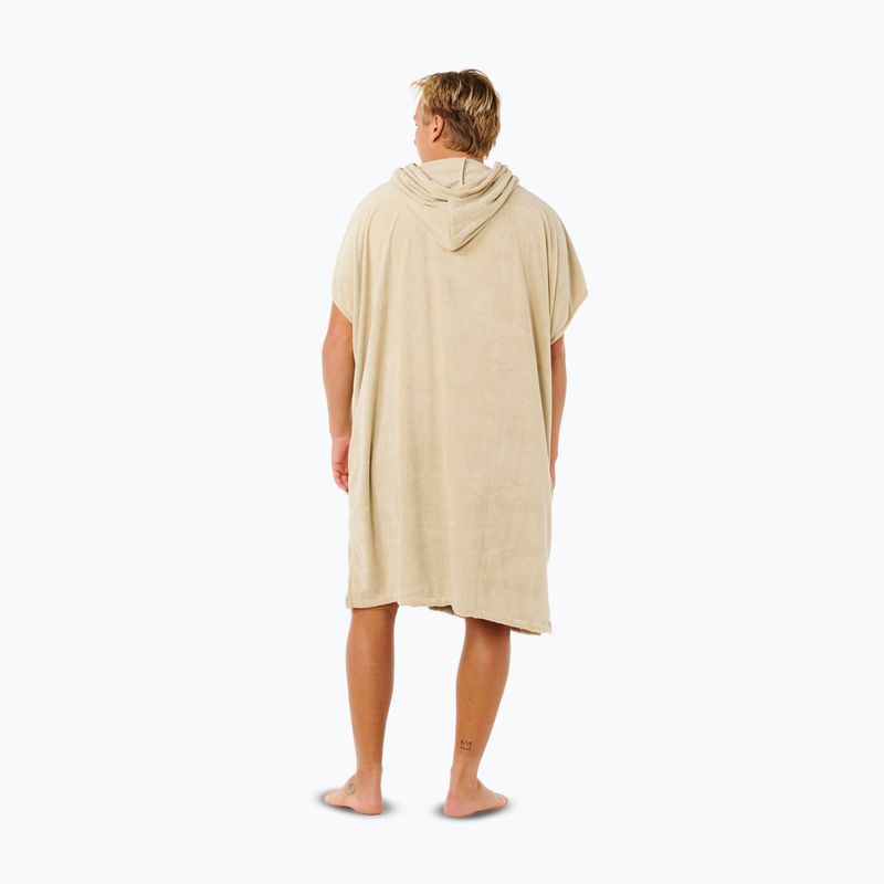 Poncho da uomo Rip Curl Brand Hooded khaki 2