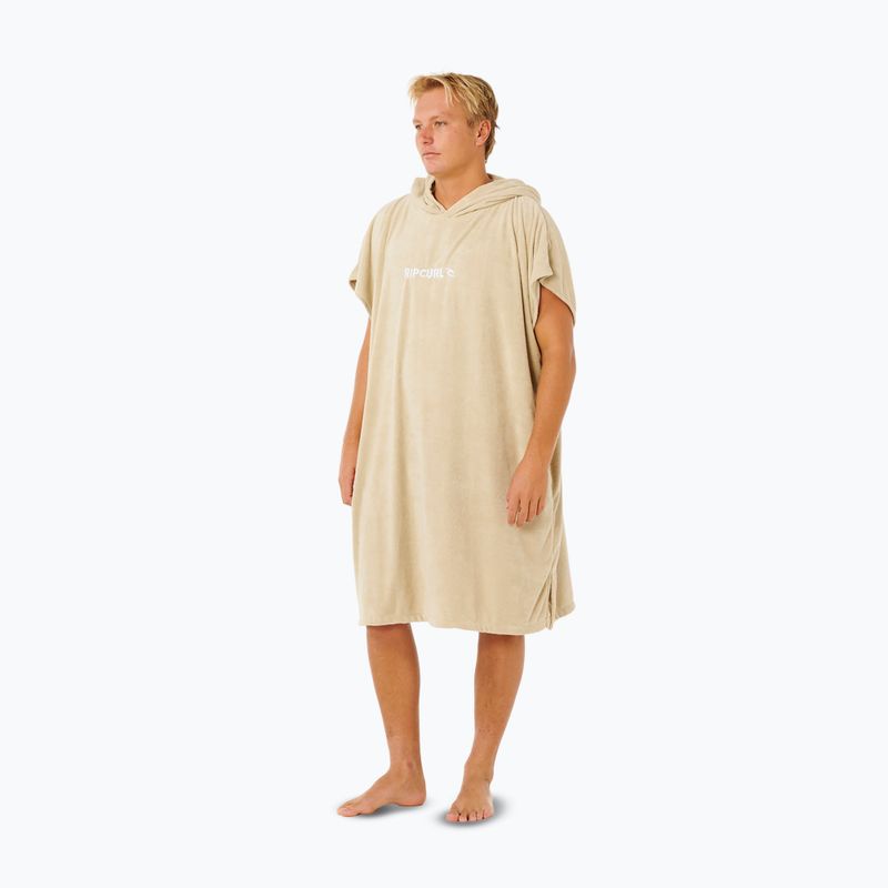 Poncho da uomo Rip Curl Brand Hooded khaki 3