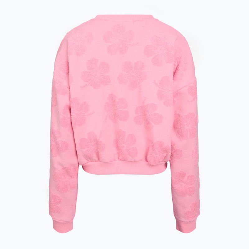 Felpa donna Rip Curl Paradise Terry Crew pink 2