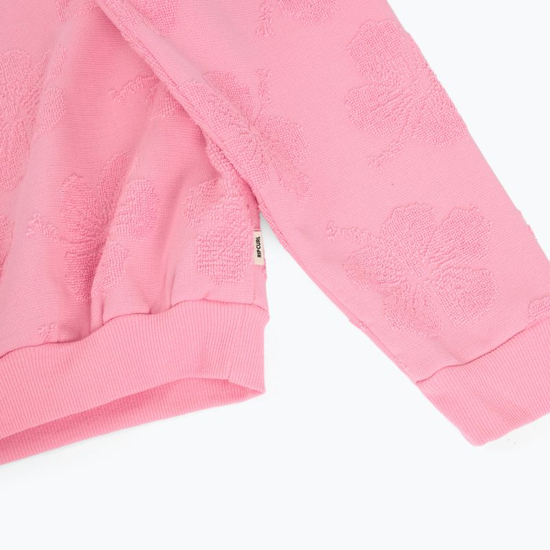 Felpa donna Rip Curl Paradise Terry Crew pink 4