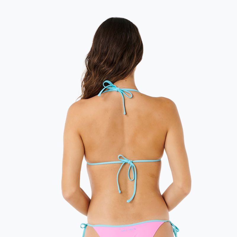 Reggiseno da bikini Rip Curl Surf Puff Sliding Tri light pink 3