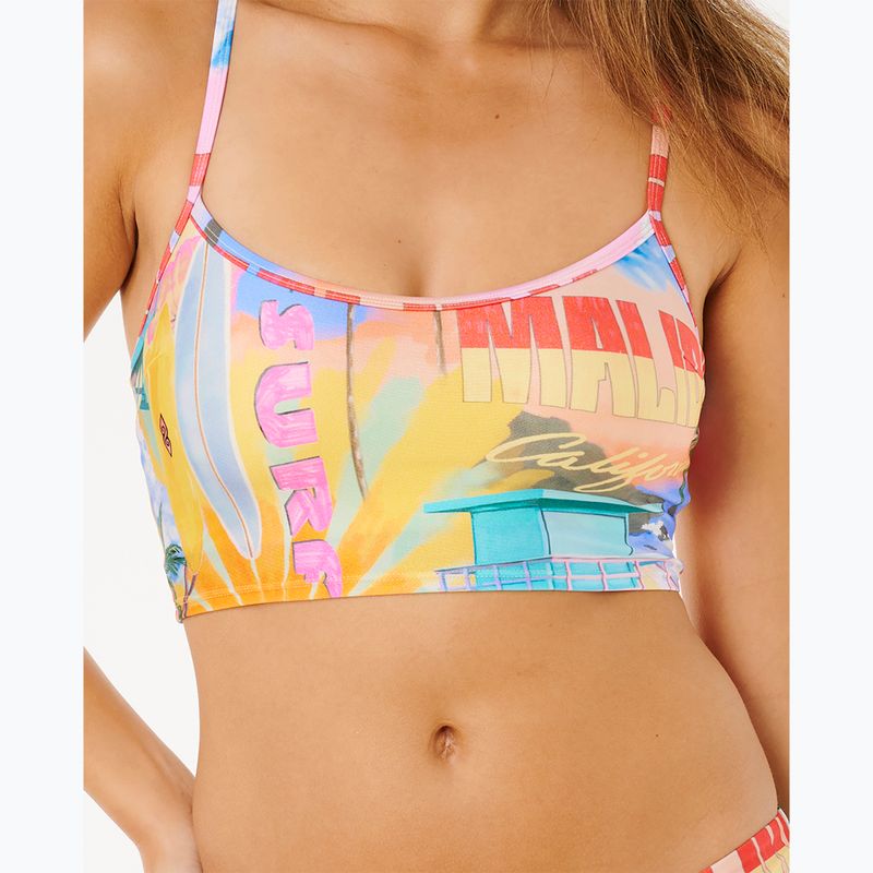 Top da costume da bagno Rip Curl Hotel Malibu Multi Fit Tank multico 5