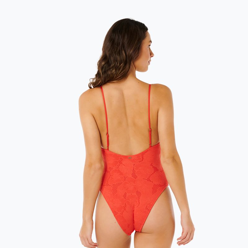Costume intero da donna Rip Curl Oasis V Wire Multi Fit red 3