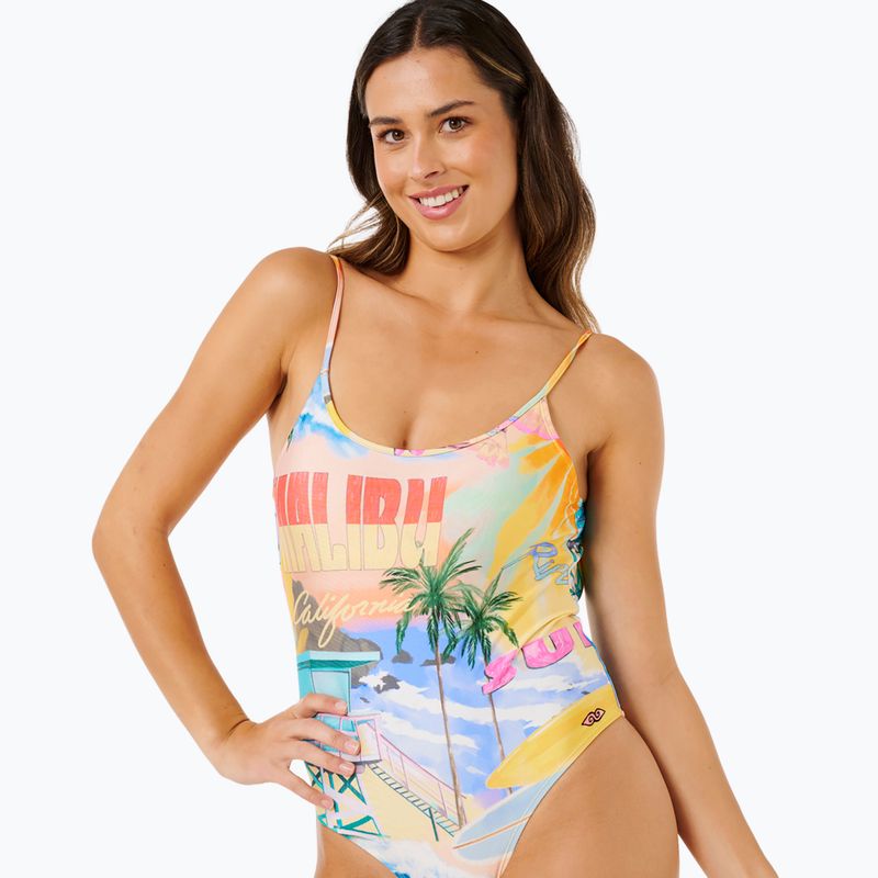 Costume intero da donna Rip Curl Hotel Malibu Cheeky multicolor 5